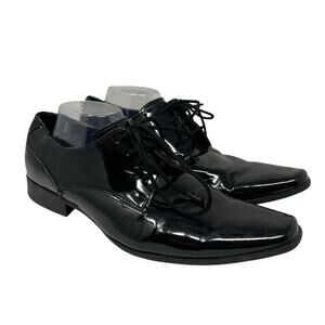 Men’s Calvin Klein Brodie Patent Leather Tuxedo Formal Shoes 11.5